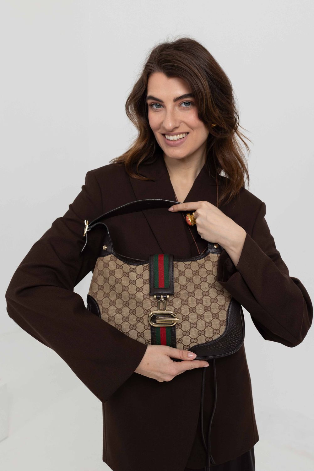 Gucci Jackie 1961 Buckle Closure Bag