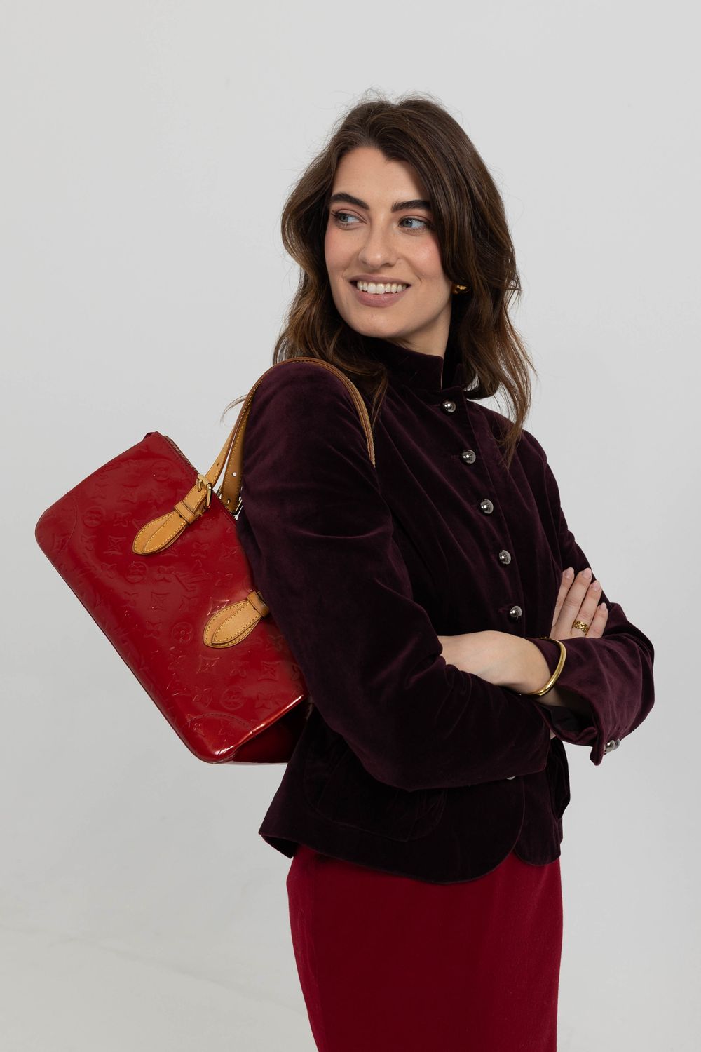 Louis Vuitton Rosewood Red Bag
