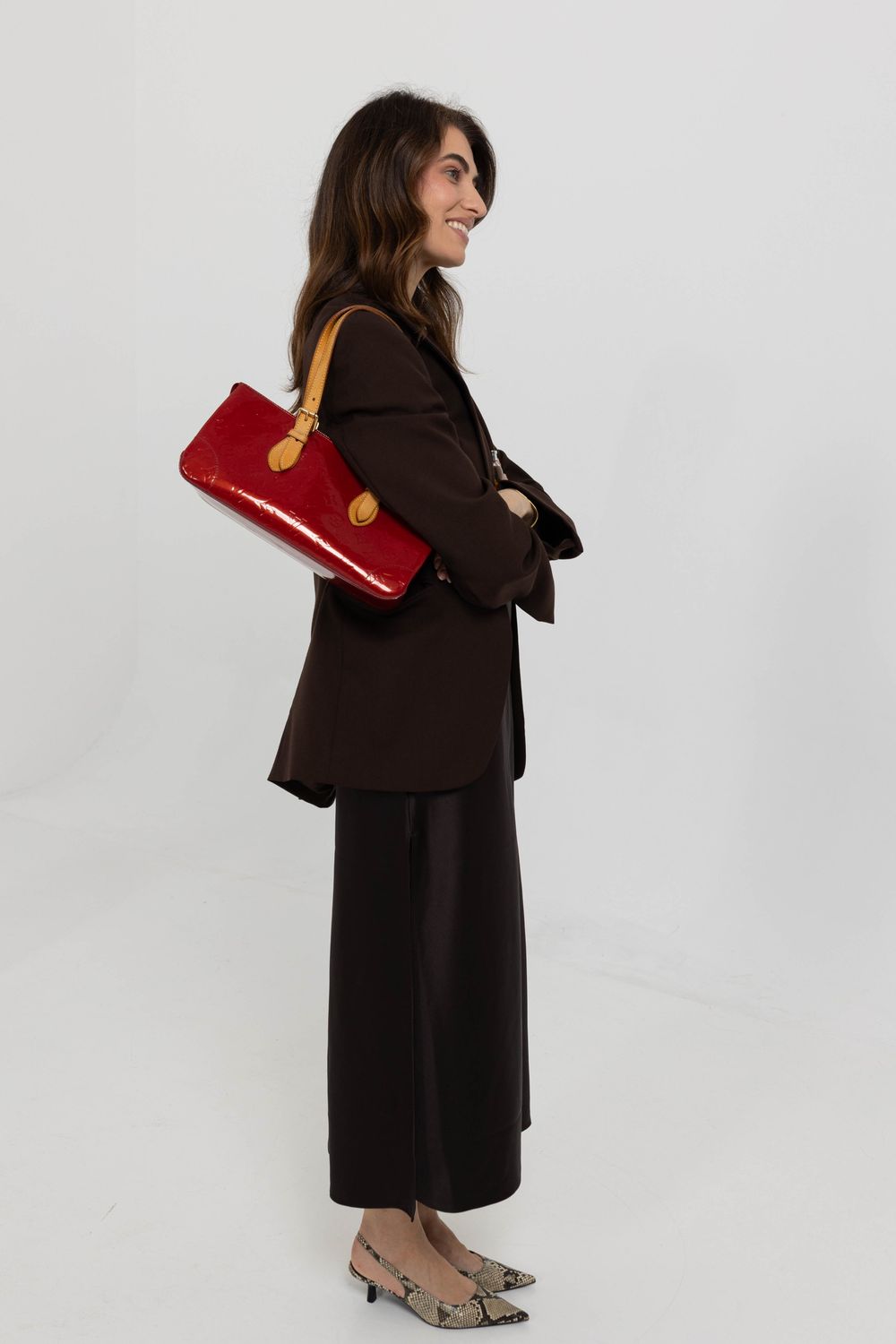 Louis Vuitton Rosewood Red Bag