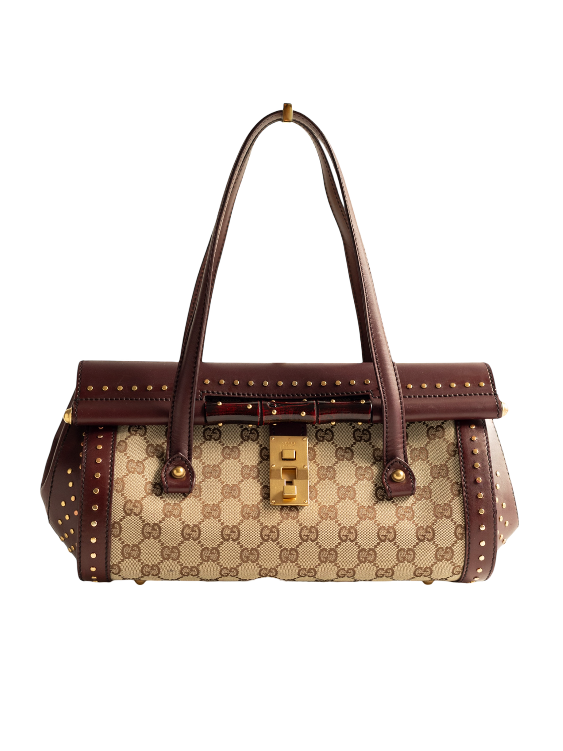 Gucci Bullet GG Supreme Burgundy Bag