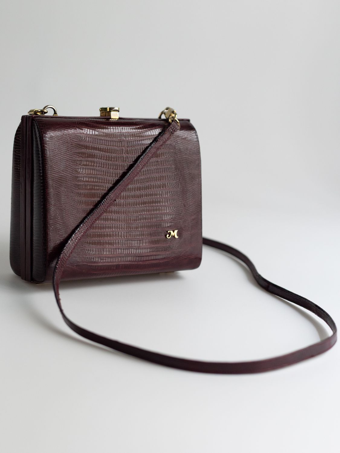 Vintage 1980s Lizard Bag