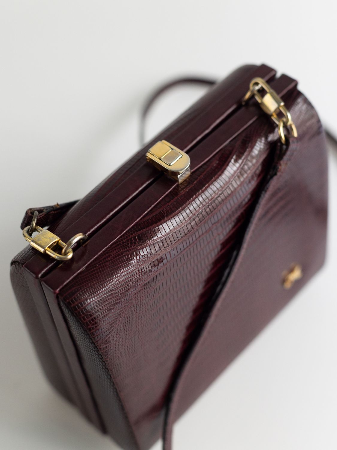 Vintage 1980s Lizard Bag