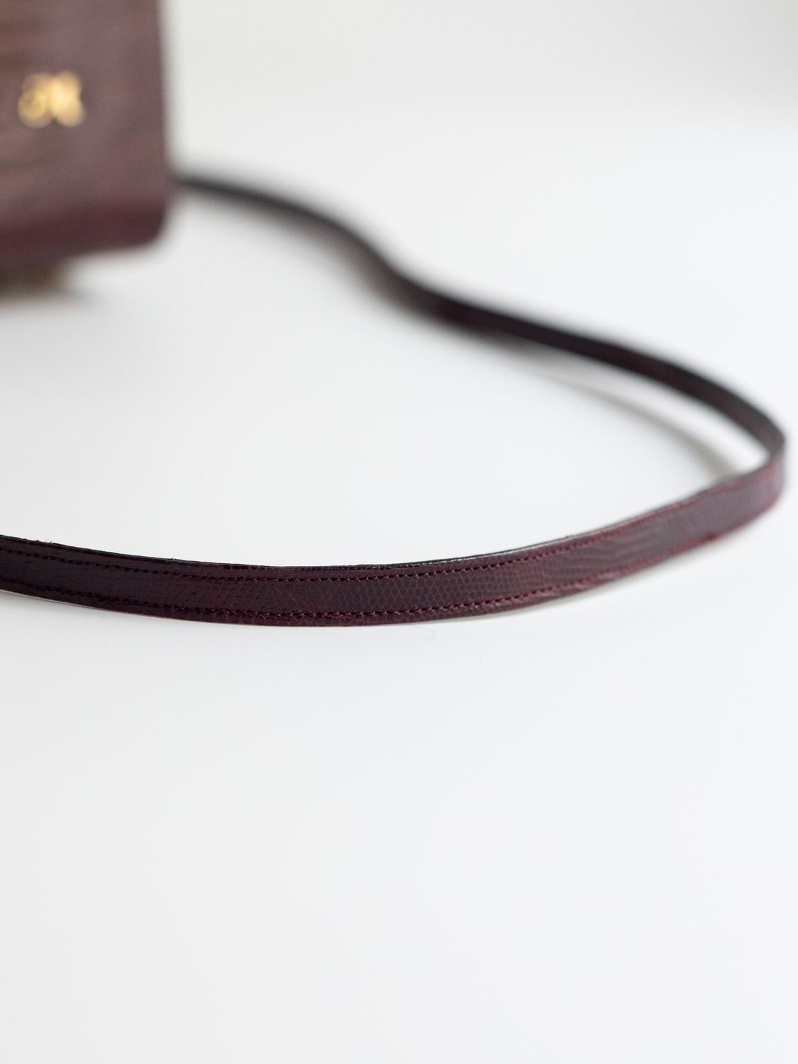 Vintage 1980s Lizard Bag