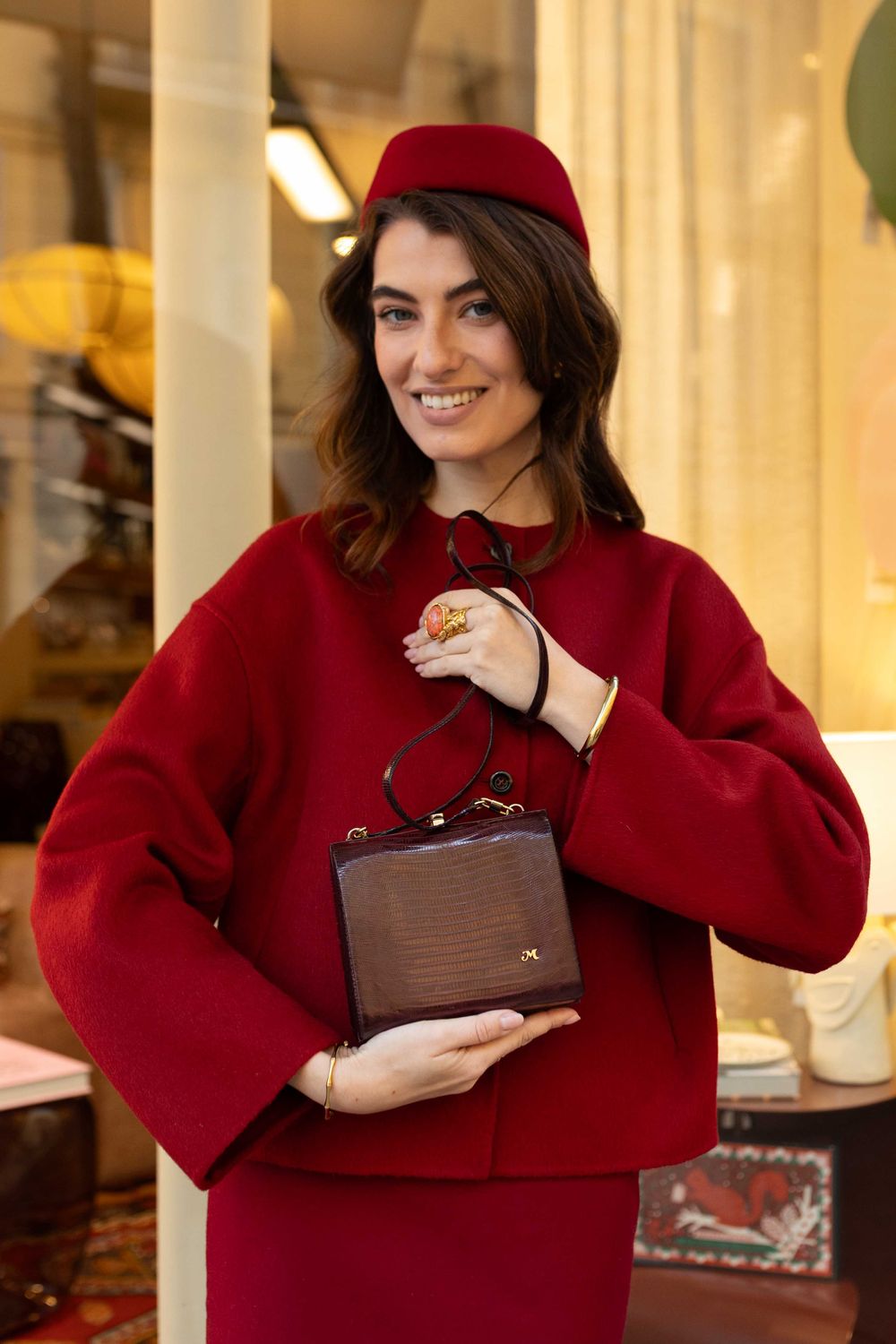 Vintage 1980s Lizard Bag