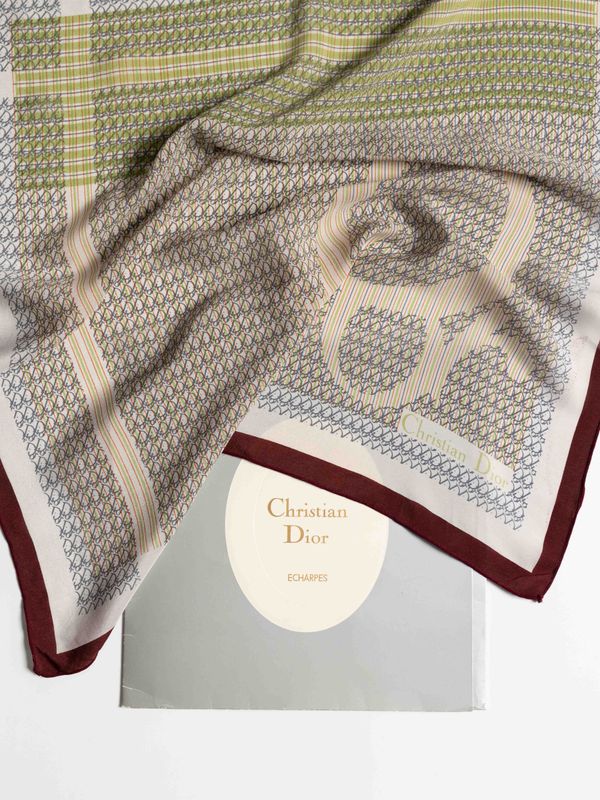 Christian Dior Monogram Silk Scarf