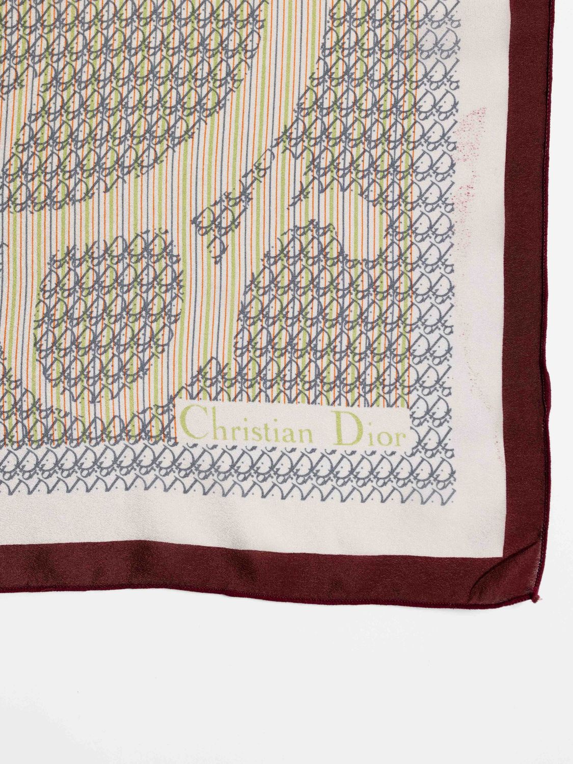 Christian Dior Monogram Silk Scarf
