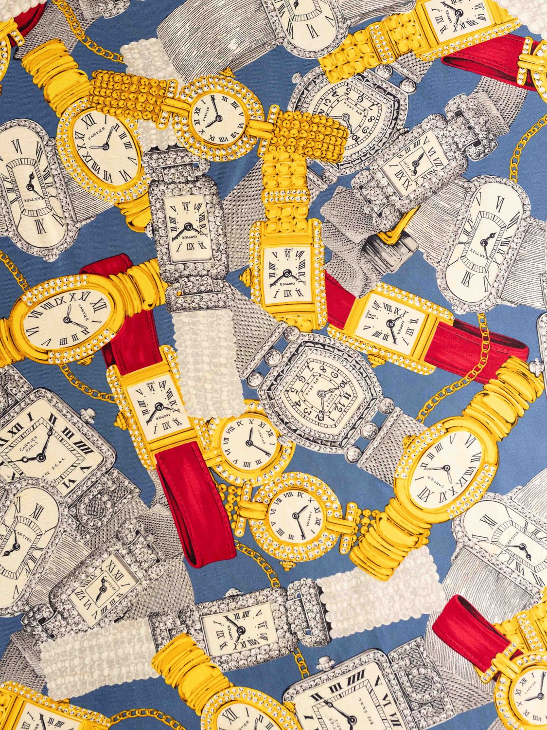 Cartier Watches Silk Scarf