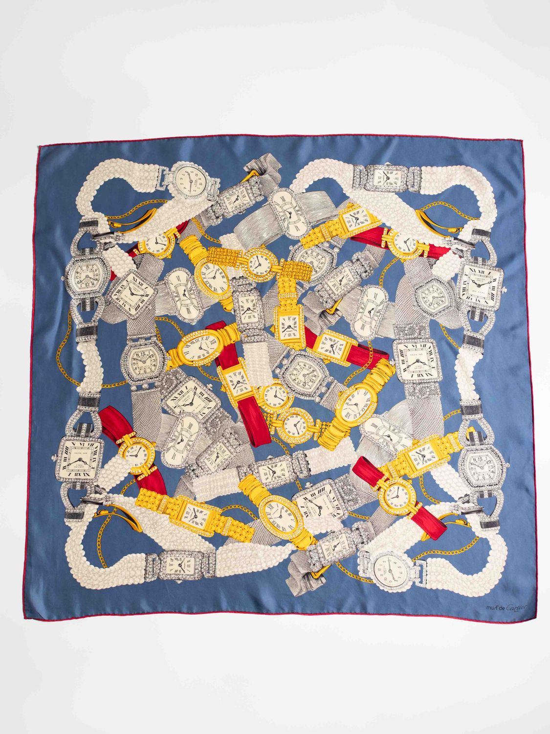 Cartier Watches Silk Scarf