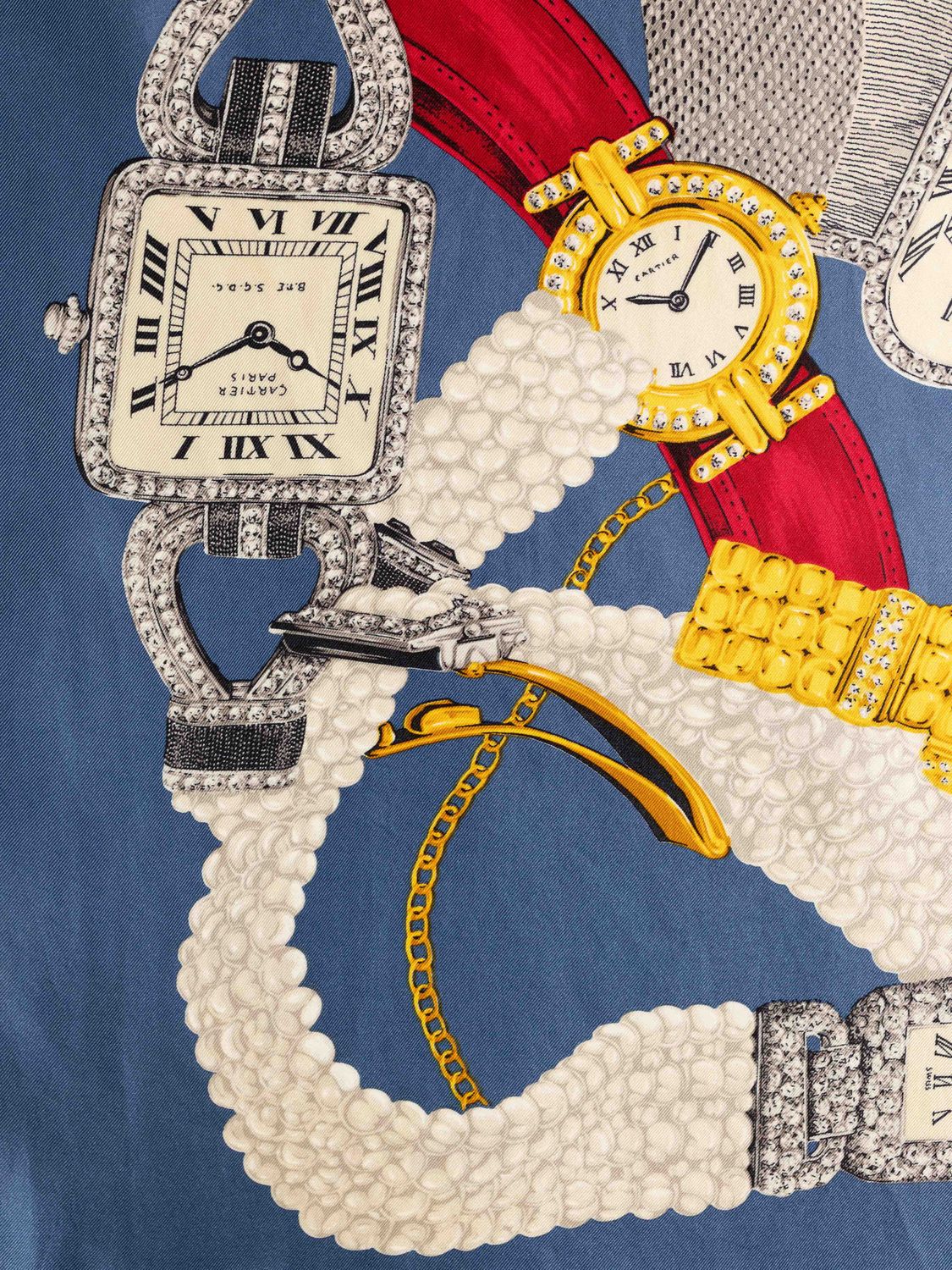 Cartier Watches Silk Scarf