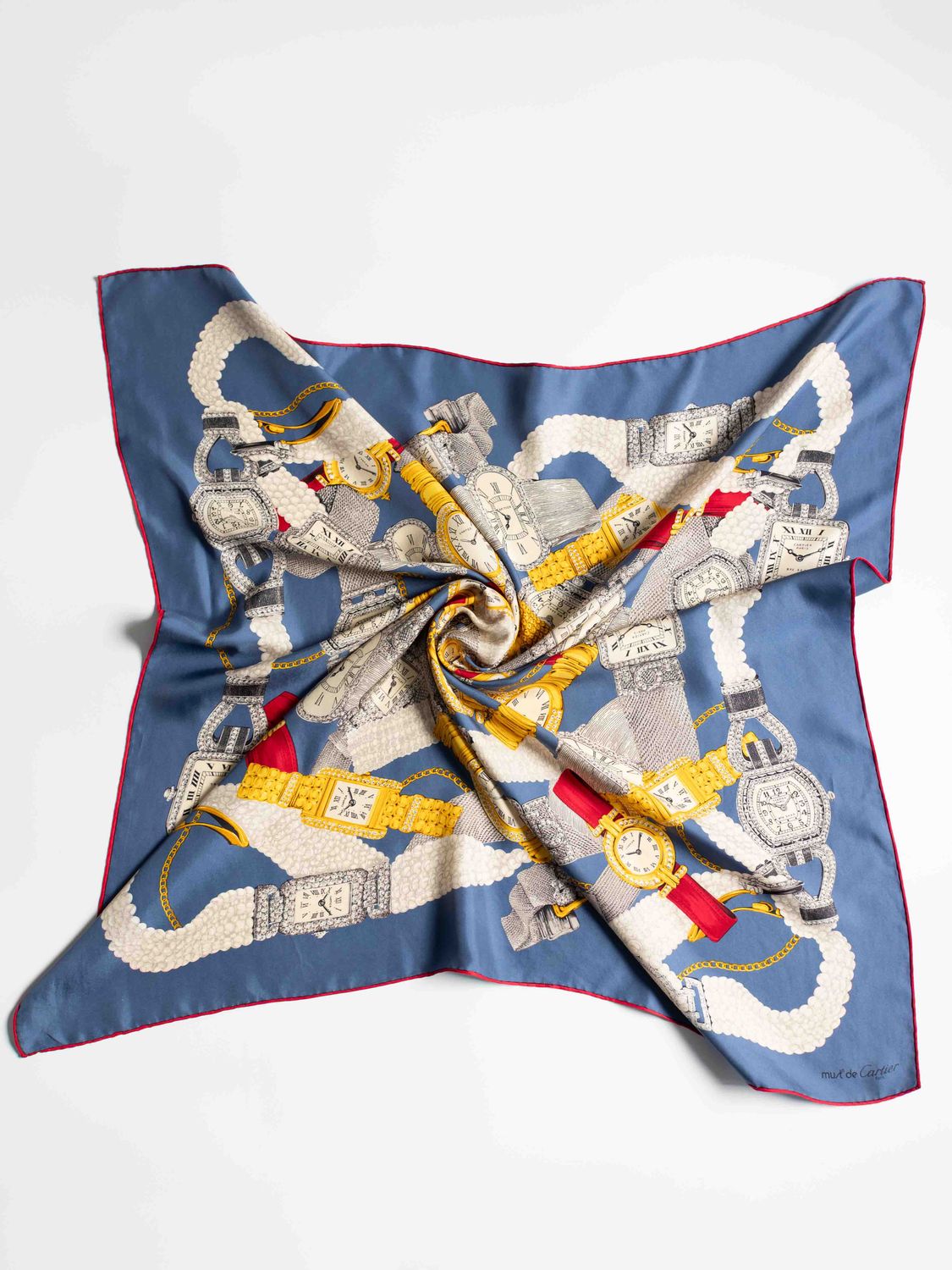 Cartier Watches Silk Scarf