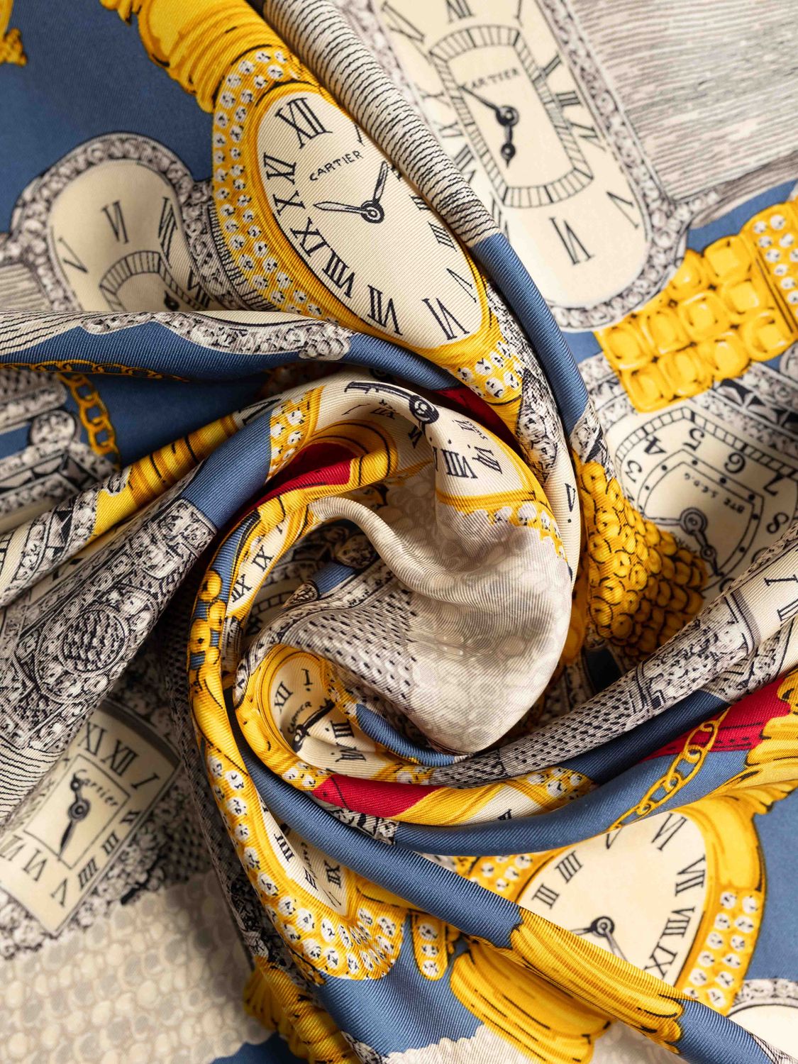 Cartier Watches Silk Scarf