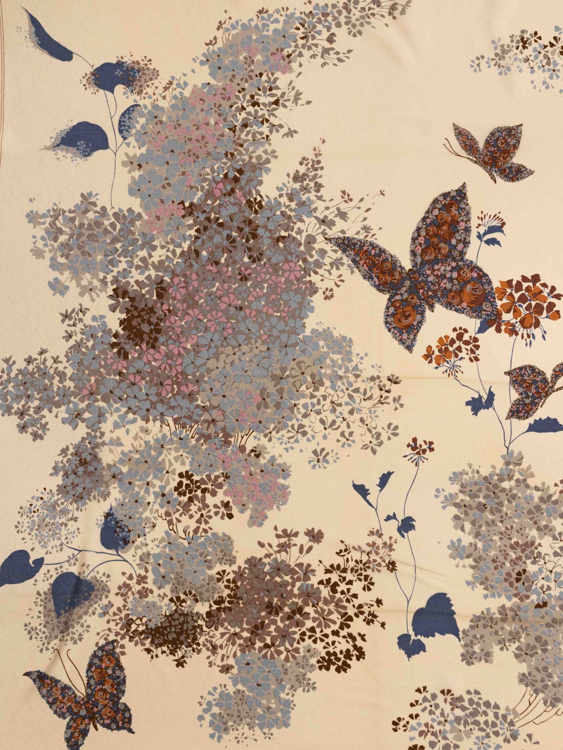 Christian Dior Butterflies Silk Scarf