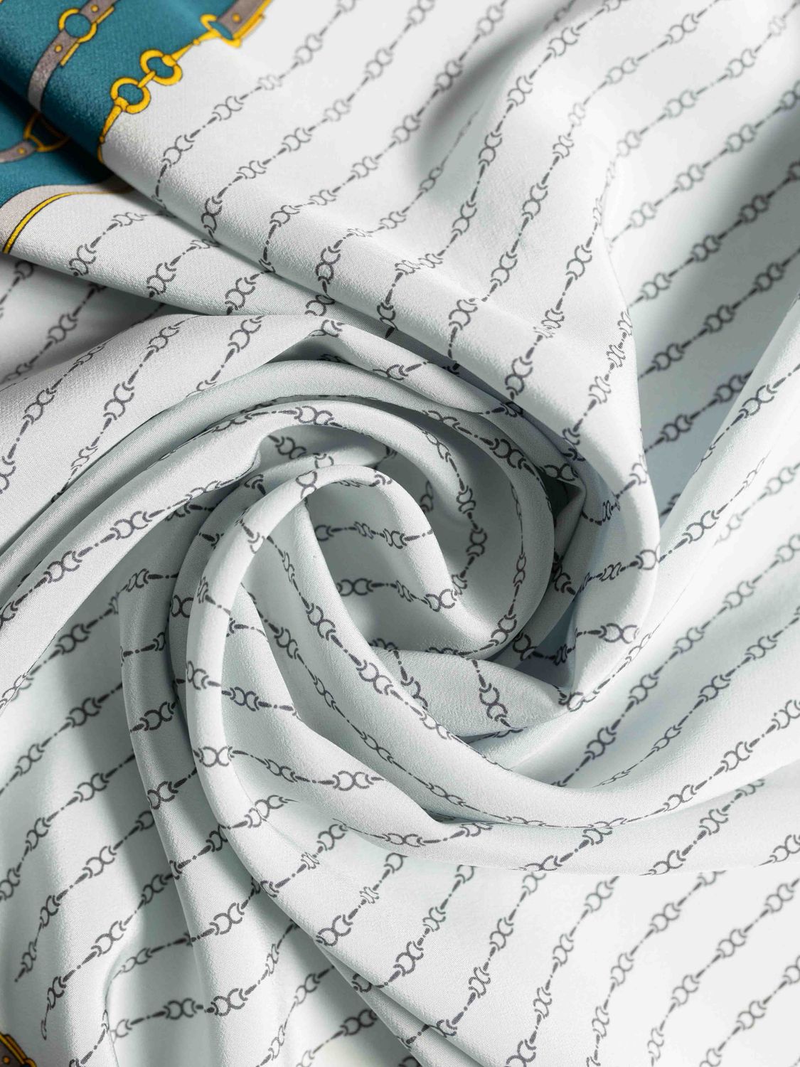 Celine Equestrian Patern Silk Scarf