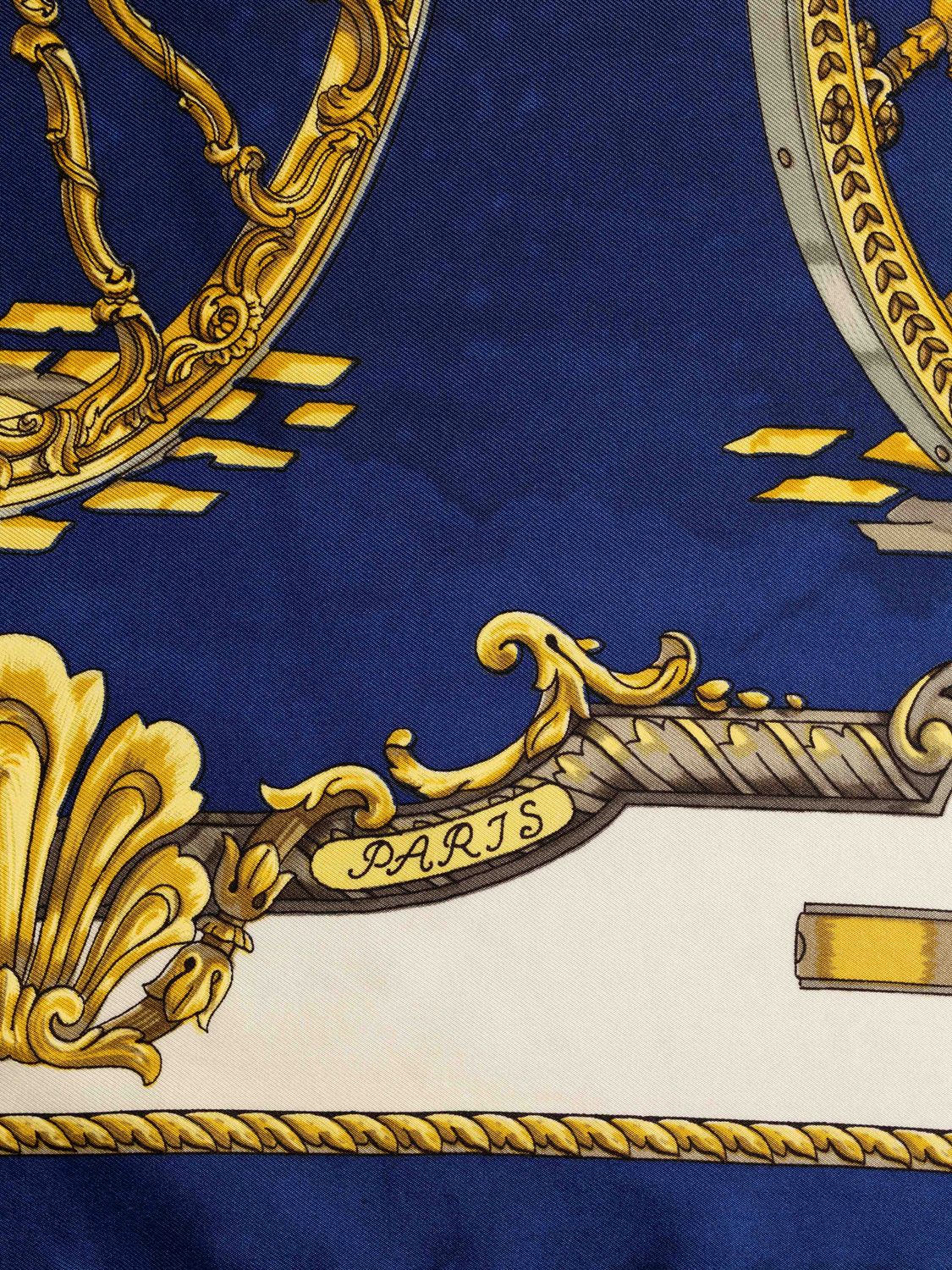 Hermès Les Roues Silk Scarf