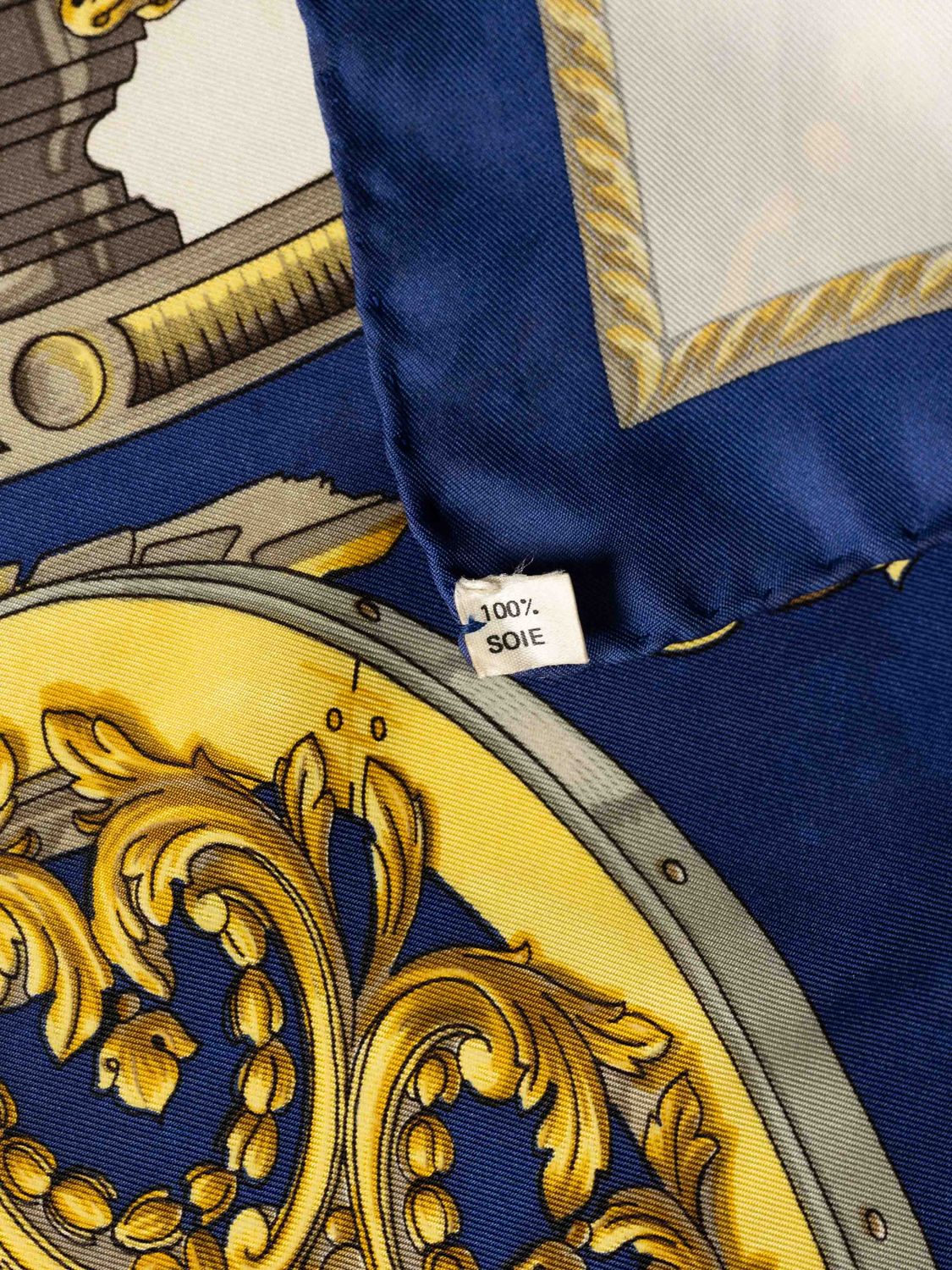 Hermès Les Roues Silk Scarf