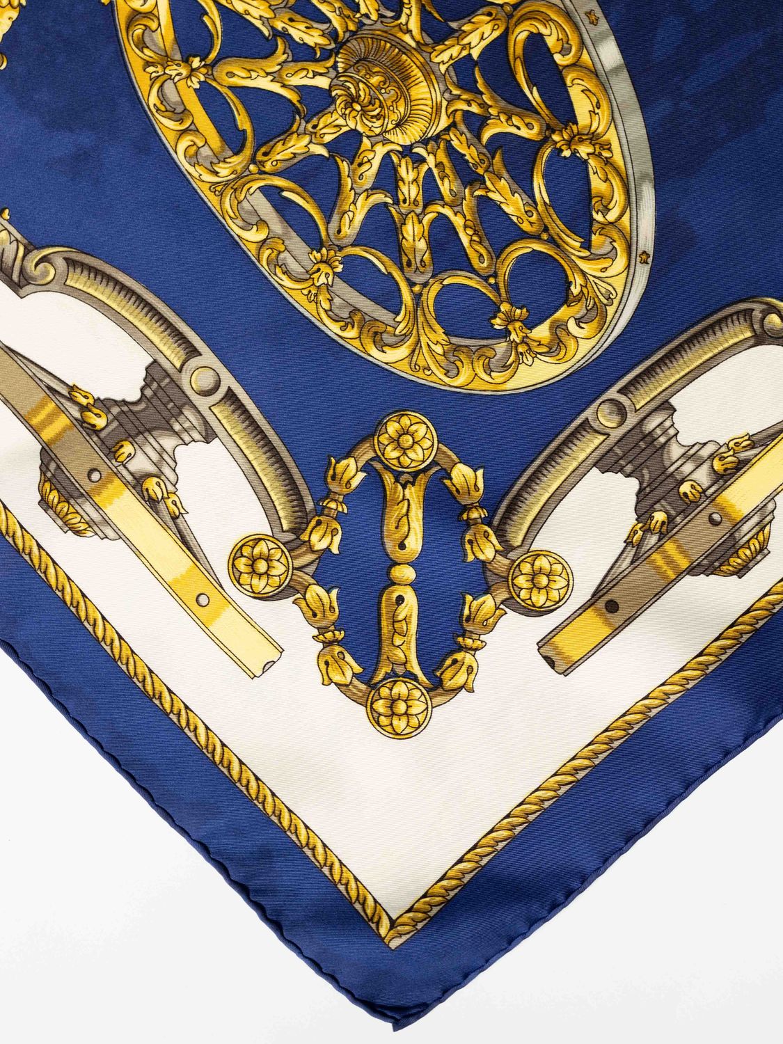 Hermès Les Roues Silk Scarf