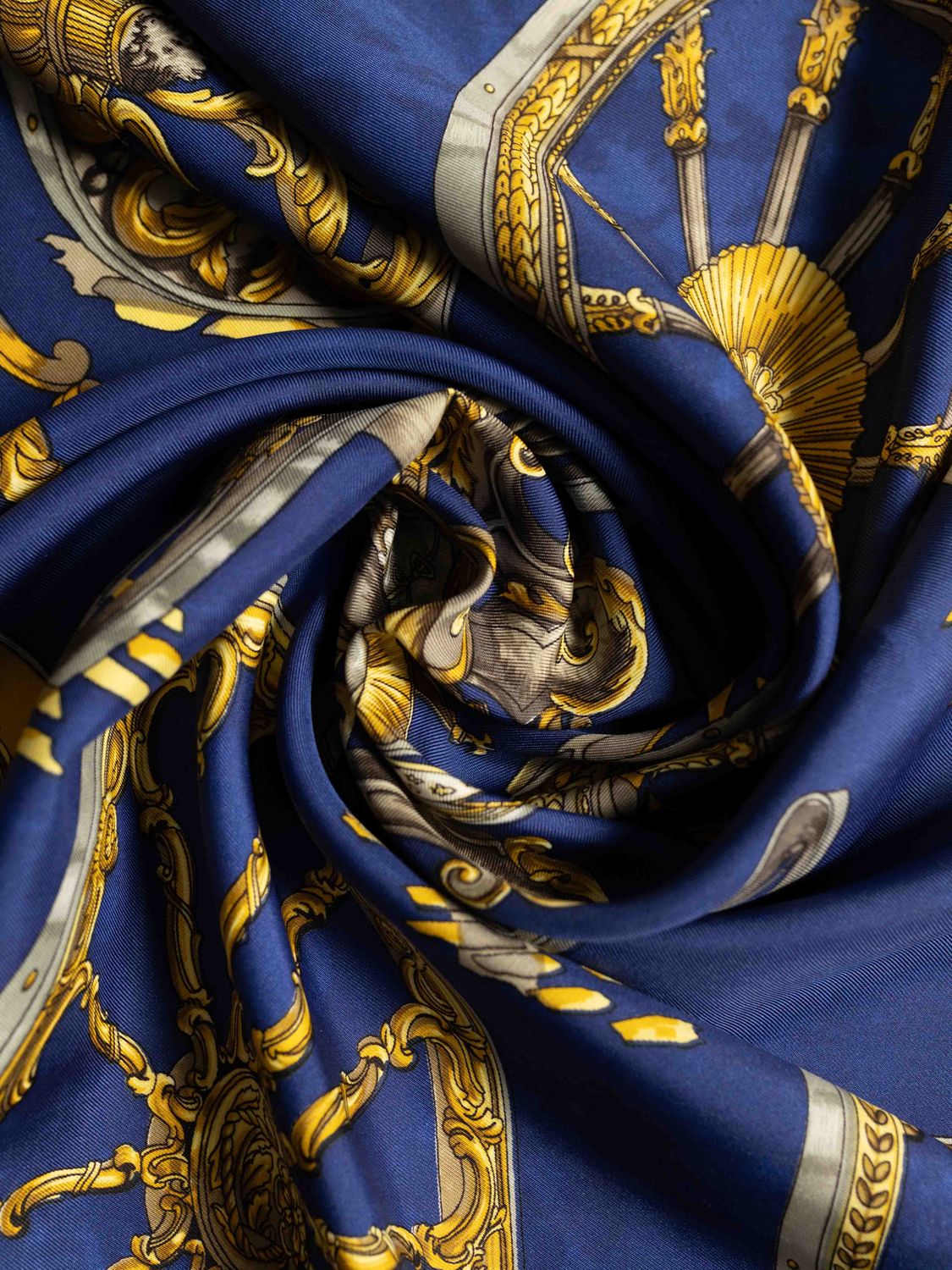Hermès Les Roues Silk Scarf