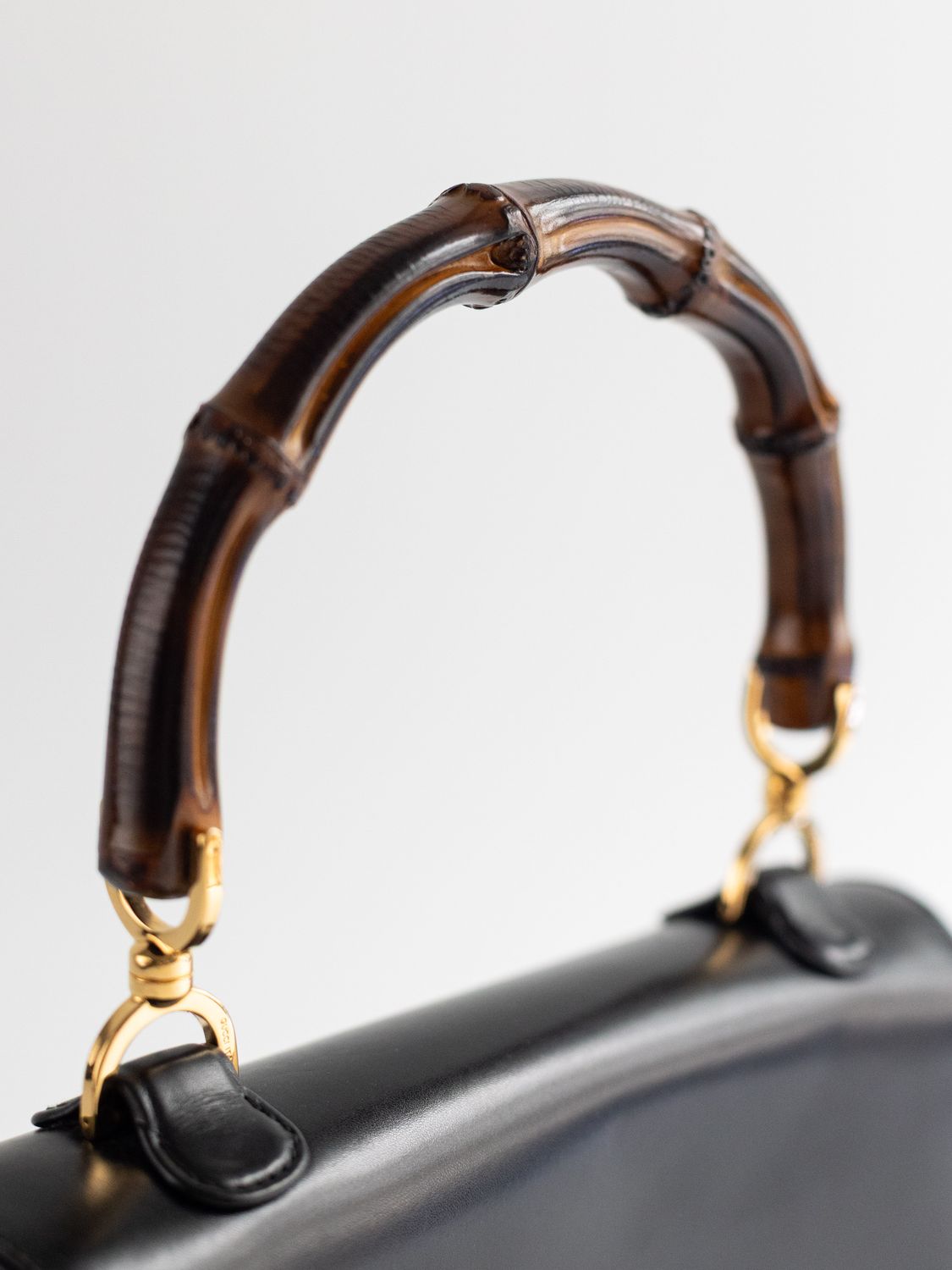 Gucci 1970s Bamboo Strap Bag