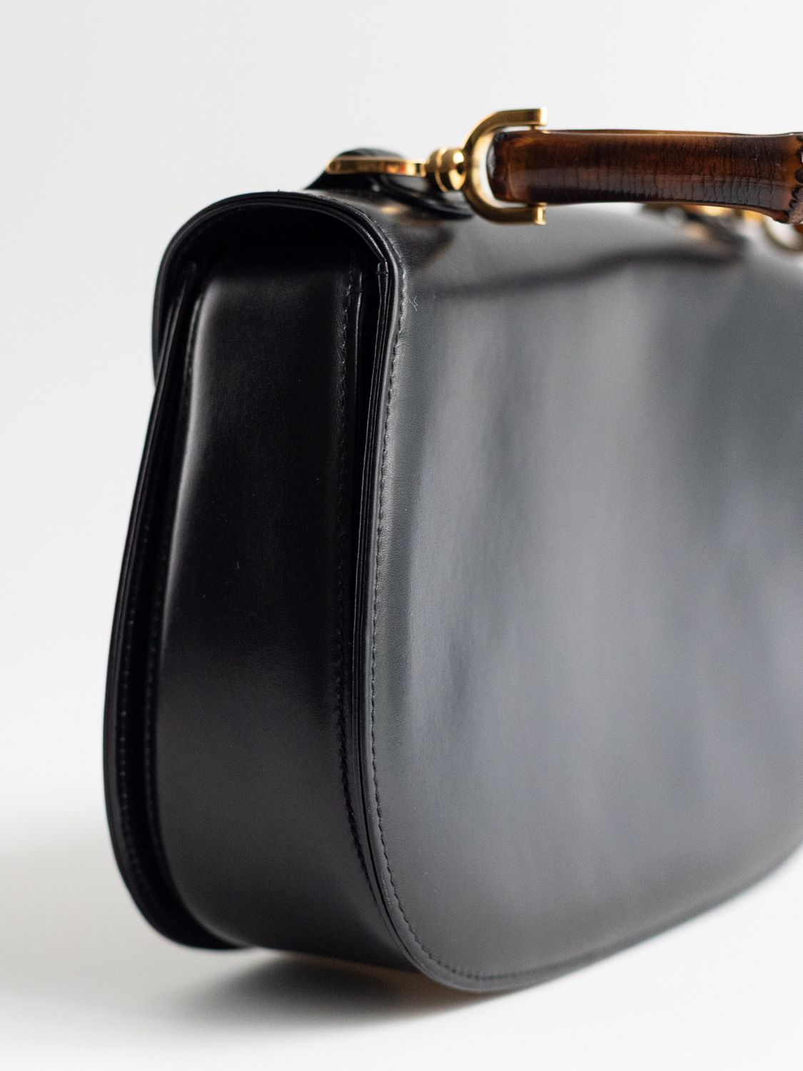 Gucci 1970s Bamboo Strap Bag