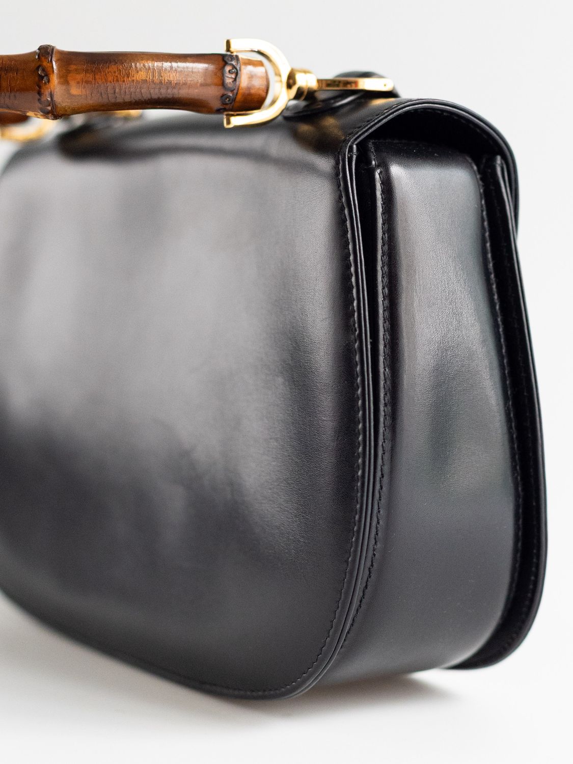 Gucci 1970s Bamboo Strap Bag