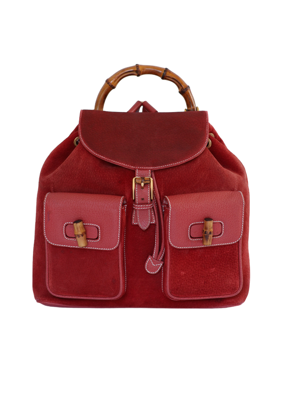 Gucci Suede Backpack