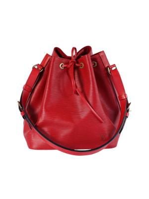 Louis Vuitton Noé Red Bag