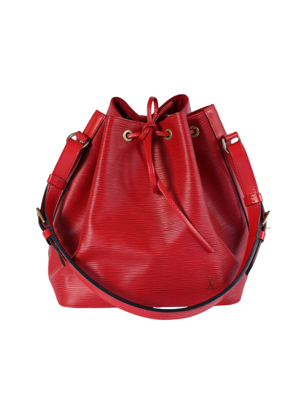 Louis Vuitton Noé Red Bag