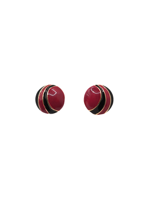 MULBERRY ENAMEL EARRINGS