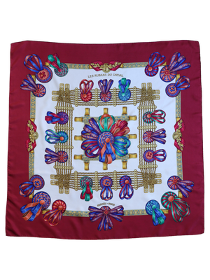 HERMÈS LES RUBANS SILK SCARF