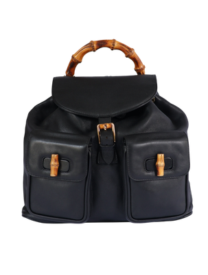 Gucci Bamboo Black Backpack