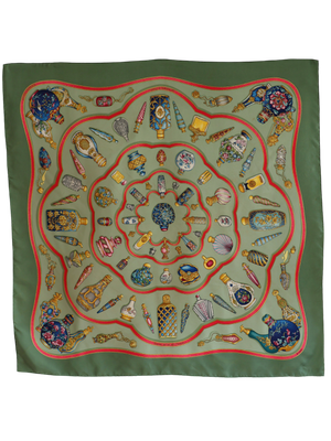 HERMÈS FLACONS SILK SCARF