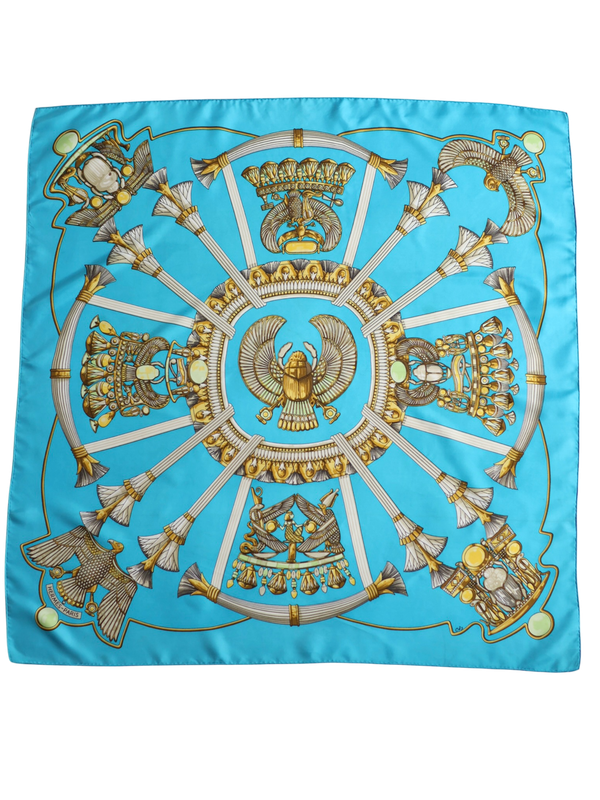Hermès Scarabées et Pectoraux Silk Scarf