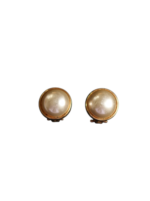 Pearl Dome Earrings