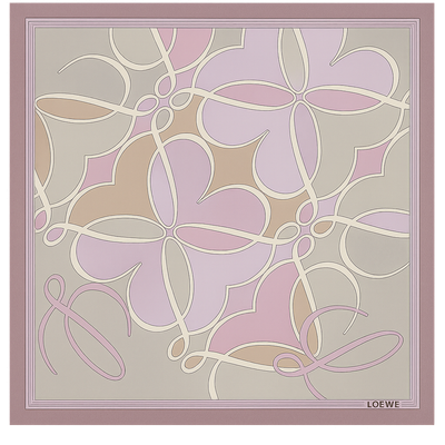 Loewe Pastel Anagram Silk Scarf