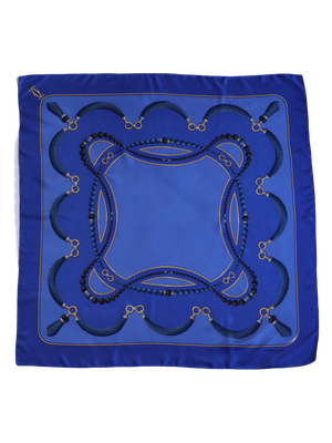 CARTIER BLUE SCARF