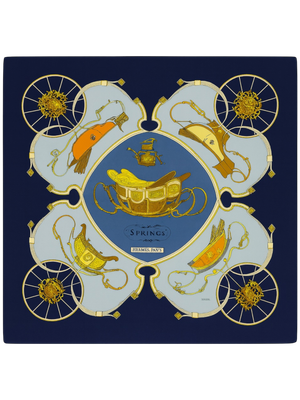 Hermès Springs Silk Scarf