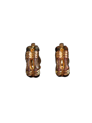 Bamboo-Style Earrings