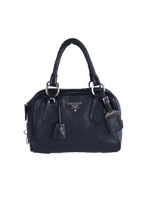 PRADA Hand Bag – Timeless Navy Elegance