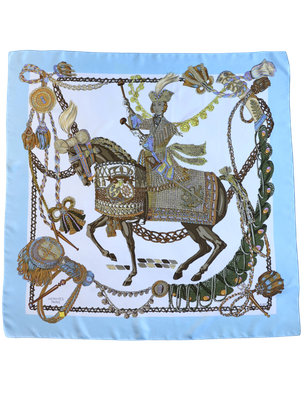 Hermès Le Timbalier Silk Scarf
