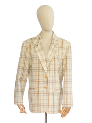 Checked Blazer
