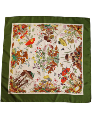 Gucci Flora d’Automne Silk Scarf