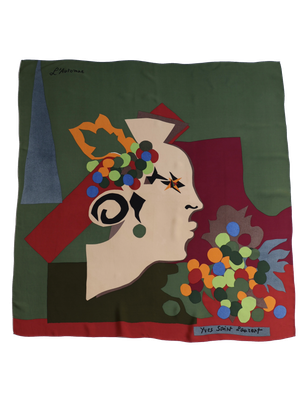 YVES SAINT LAURENT AUTUMN SCARF