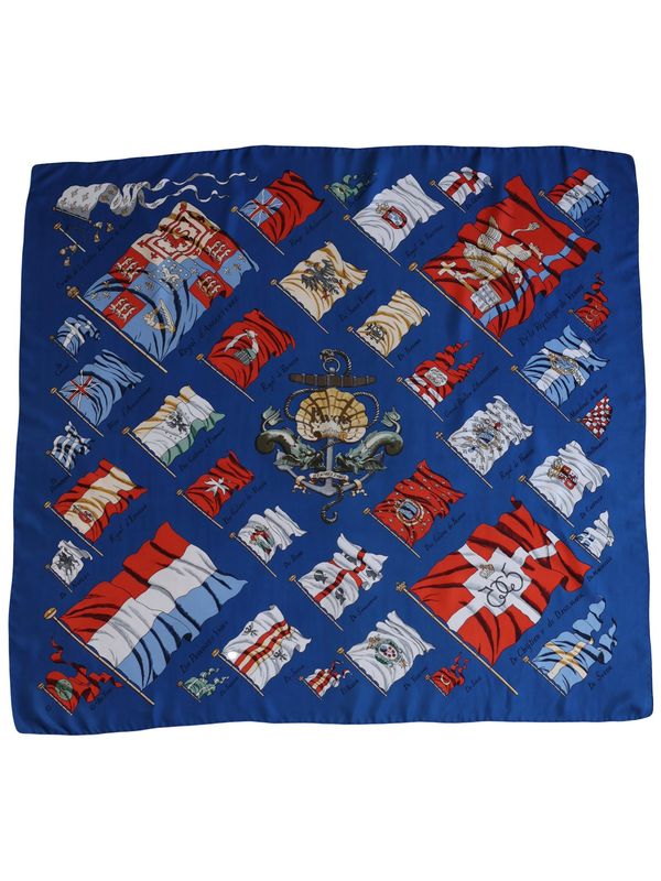 HERMÈS PAVOIS SILK SCARF HERMÈS PAVOIS SILK SCARF
