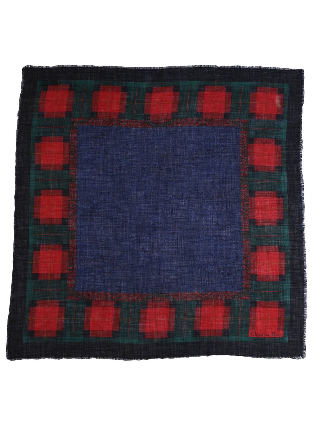 CHRISTIAN DIOR WOOL SCARF