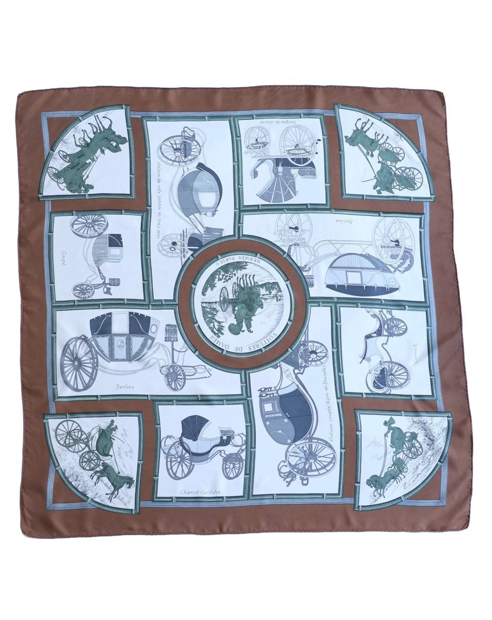 HERMÈS VOITURES DE DAMES SCARF