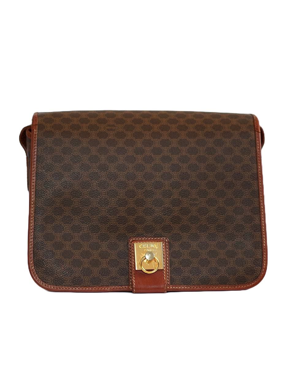 CELINE BROWN BOX BAG