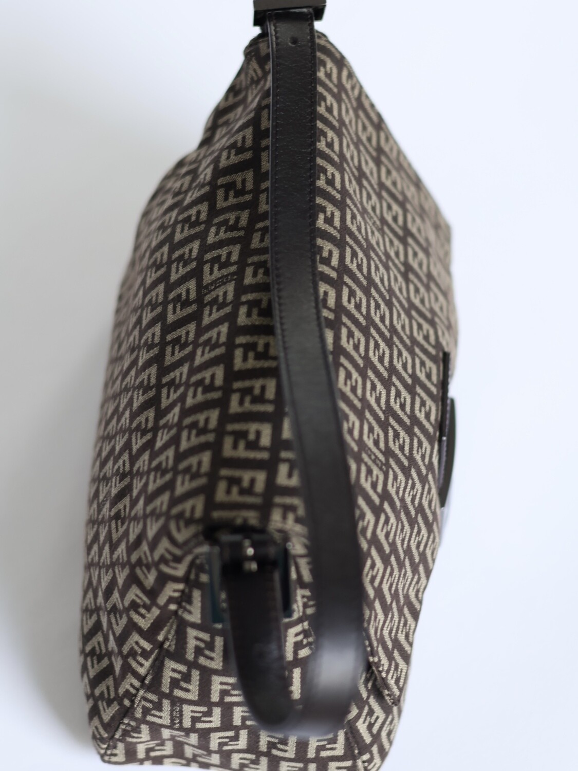 Fendi Brown Zucca Mamma Baguette Bag