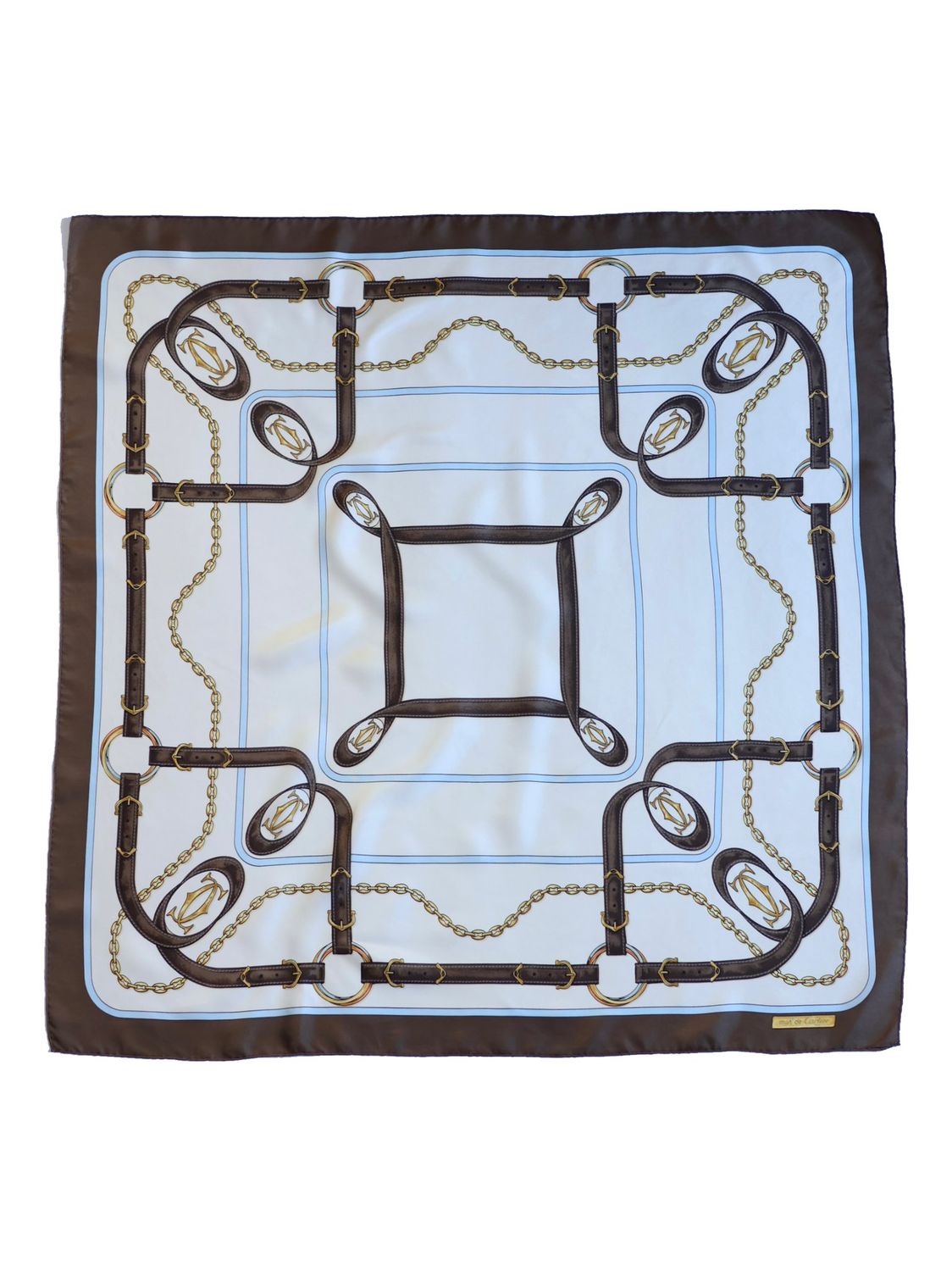 CARTIER SILK SCARF