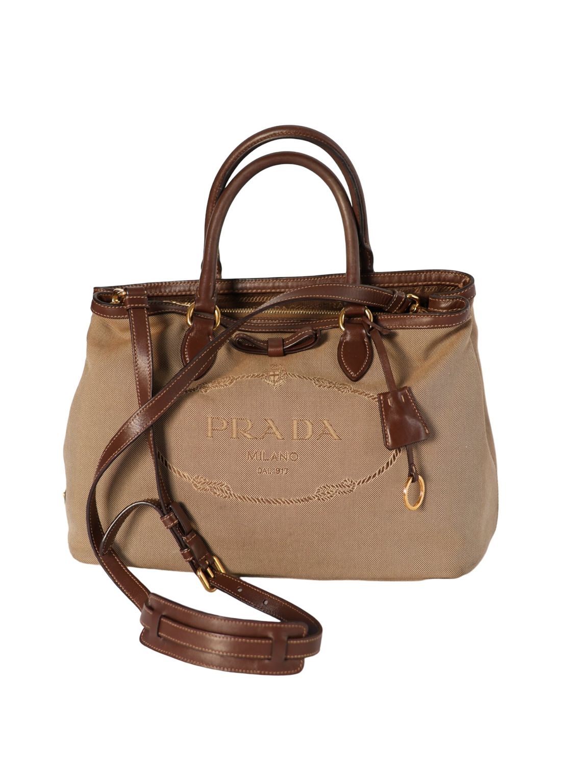 PRADA LOGO TOTE BAG