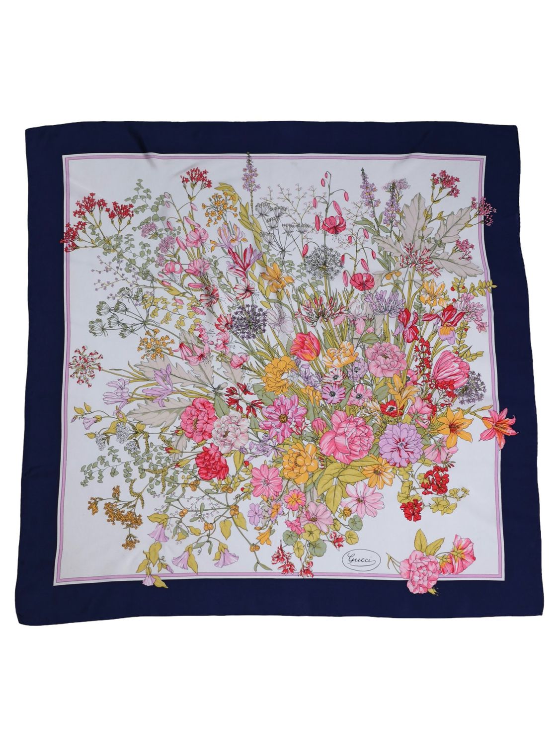 GUCCI FLORA SILK SCARF